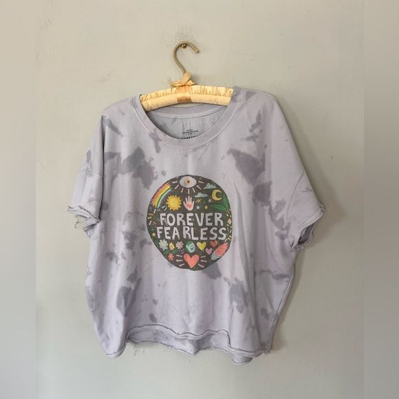 Anthropologie | Luke John Matthew Arnold Forever Fearless Graphic sweatshirt - Picture 2 of 8